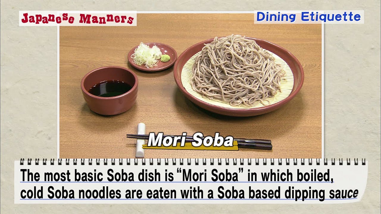 Japanese Manners: Dining Etiquette 1