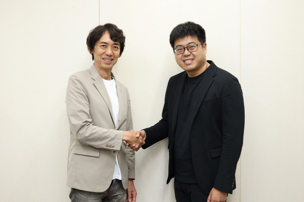 From Left:Toru Ota, Executive Vice President (Fuji Television Network, Inc.), 張圣晏副総裁 (bilibili)